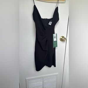 Express Black Sheath Mini Dress Spaghetti Strap
